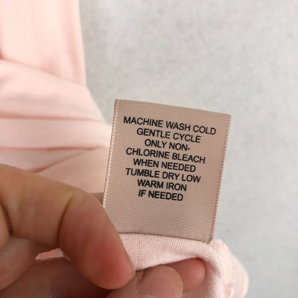 Philosophy Women's Size Medium Pink Semi-Sheer Frayed Trim Sleeveless Tank Top - Picture 9 of 10